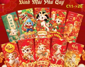  Sản Xuất – In Ấn  Cung Cấp Sỉ Bao Lì Xì